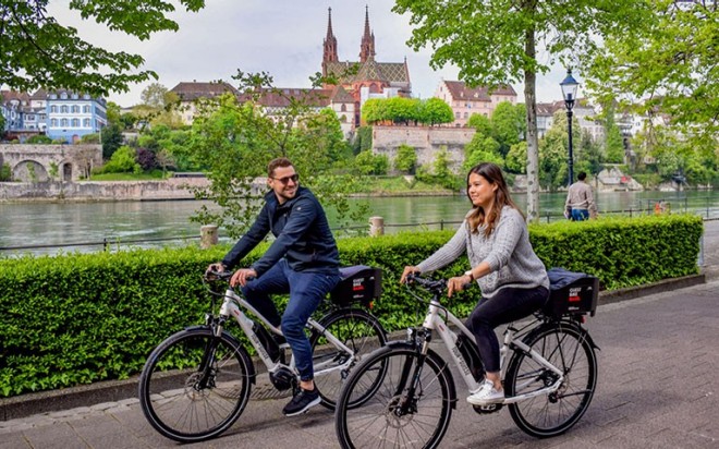 Basel mit dem Fahrrad